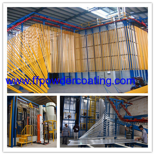 vertical powder coating systems