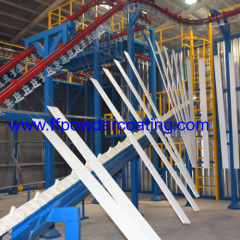 Powder Coated Aluminium Extrusions line