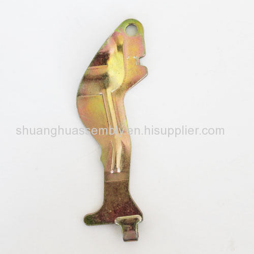 parking brake lever for self-adjusting rear drum brake