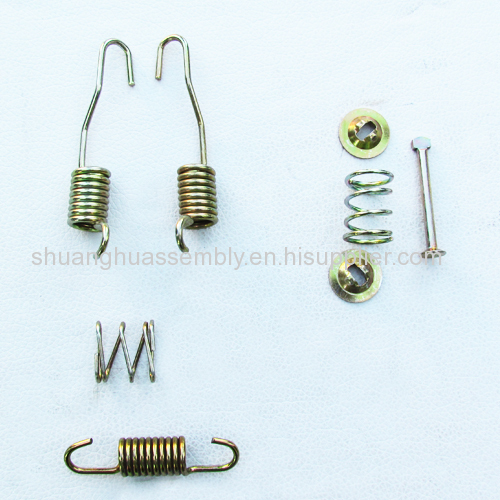 Drum brake return springs&hold down parts for hydraulic drum brake