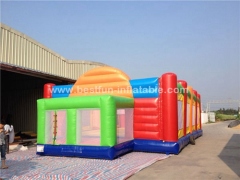 Outdoor inflatable sport games football field