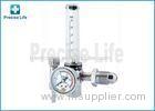 Zinc Alloy G5/8 male CO2 / Argon pressure regulator with Gas Flowmeter