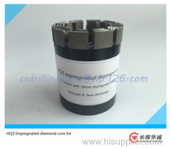 HQ3 Impregnated diamond core bit