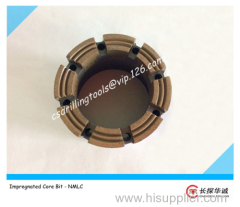 NMLC Impregnated diamond core bit