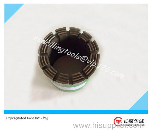 PQ Impregnated diamond core bit