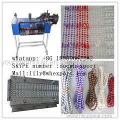 Machine for making roller blind curtains endless loop beads plastic ball chain