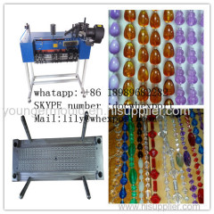 Machine for making roller blind curtains endless loop beads plastic ball chain