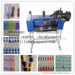 turkish rosary Jewelry plastic ball chain beads string machine and curatin ball chain beads mould