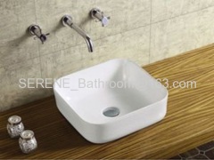 Hot sell Sanitary Ware Bathroom Ceramic Slim Edge Art Wash Basin