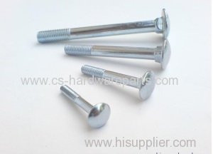 Carbon Steel High Quality Carriage Carriage Bolts DIN603 with Zinc Plated