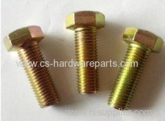 Carbon Steel Hex Head Bolts DIN933 with Zinc Plated