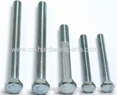 Carbon Steel Hex Head Bolts DIN933 with Zinc Plated