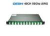 50Ghz 80 Channel DWDM Mux Demux Rack Module Duplex Fiber ITU Grid Wavelength