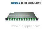 50Ghz 80 Channel DWDM Mux Demux Rack Module Duplex Fiber ITU Grid Wavelength