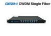 8 channels CWDM Mux Demux Simplex Uni - directional 1RU Rack Mount Single fiber