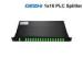 1x16 19" 1U Fiber Optic PLC Splitter Multimode Rackmount For FTTH System