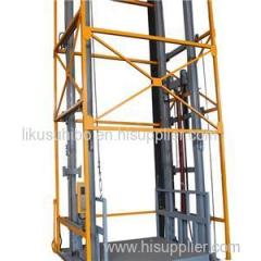 Four Guide Rails Cargo Lift