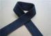Blue Printed Elastic Webbing Straps Single Fold 2 Cm Width For Bags
