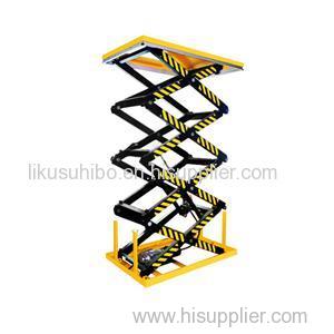 Four Scissors Lift Table