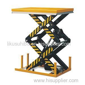 Double Scissors Lift Table