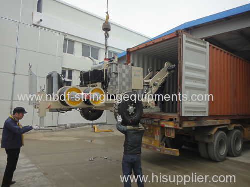 Single Conductor Stringing Equipment with 4 ton Tensioner