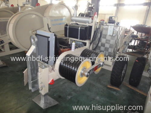 Single Conductor Stringing Equipment with 4 ton Tensioner