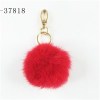 Fur Pom Pom Keychains