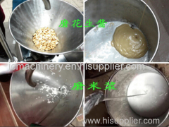 small home/shop use stainless steel sesame peanut butter making machine