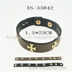 Fashion Girls And Men Leather Bracelet