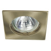 halogen spot light aluminium square single ring