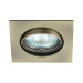 halogen spot light aluminium square double ring