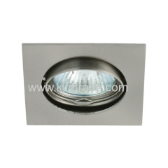 halogen spot light aluminium square double ring