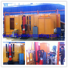 Conveyorized Powder Equipment Powder Coating Spray Booth