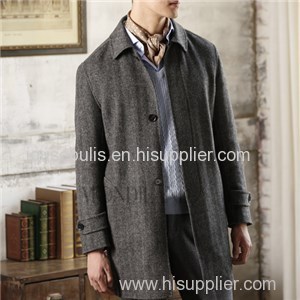 Wool Men's Coat Product Product Product