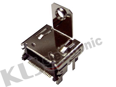 KLS1-282 (HDMI 19P female SMT flange)