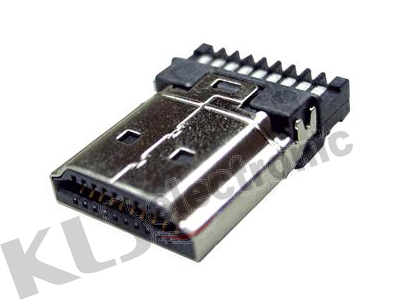 KLS1-281(HDMI 19P male solder)