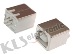 KLS1-154 (Usb B type female straight PCB solder)