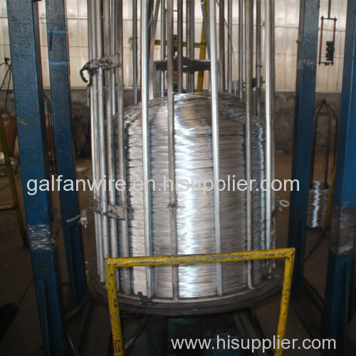 Galfan wire 5% or 10% al-zn alloy coated wire