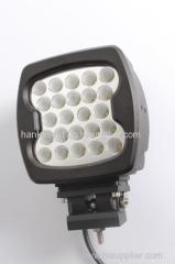 High Brightness 72w square work light Ce Rohs Certified 72w Tractor 12V led worklight