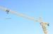 Construction Hydraulic Tower Crane Equipment With Q345 Steel Structure Material