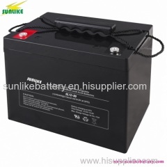 Deep Cycle Gel Sealed AGM Battery 12V100ah for Solar