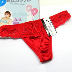 Yun Meng Ni bikini panty sexy lace and smooth cloth underwear wholesale stock women thong