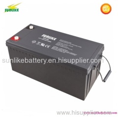 Deep Cycle 12V150ah Solar Gel Battery with 20years Life