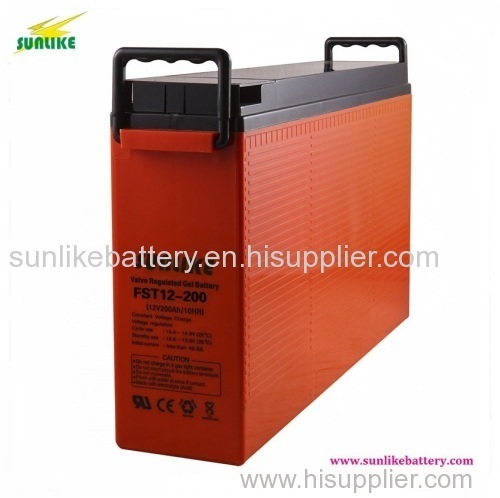 12V200ah Front Access Terminal AGM UPS Battery for Projects