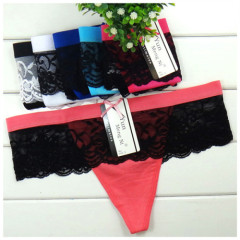 Yun Meng Ni Ladies underwear the waist lace g-string young sexy girl ladies thong stock cotton women panty