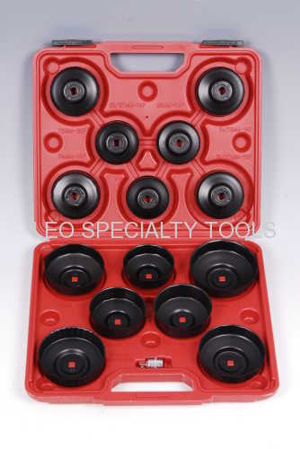 15 pcs Cup Type Oil Filter Wrench Set