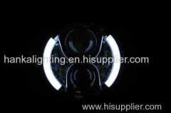 7 inch Jee p Halo led Headlights