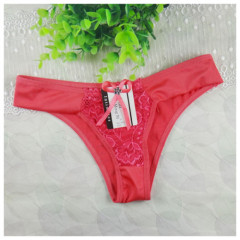 Yun Meng Ni Ladies sexy transparent lace and cute bow bikini underwear charming young girls sexy underwear