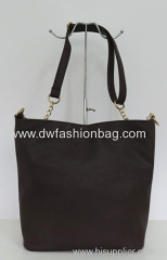 Fashion zipper handbag/ Brown cross bag /Adjustable shoulder strap/Ladies bag