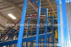 Vertical Aluminum profiles powder coating line systems